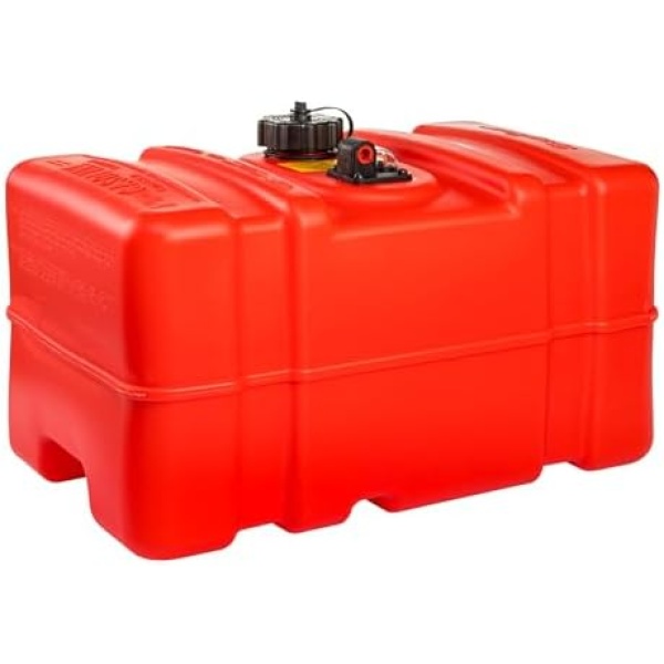 Scepter 12 Gallon Portable Marine Gas Can, Large Capacity Boat Fuel Tank
