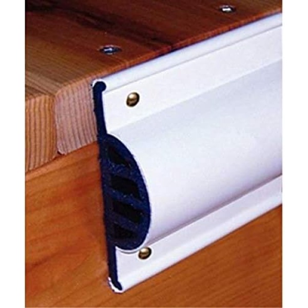 Taylor Made Commercial Grade Double Molded Dock Edging White Side Gard